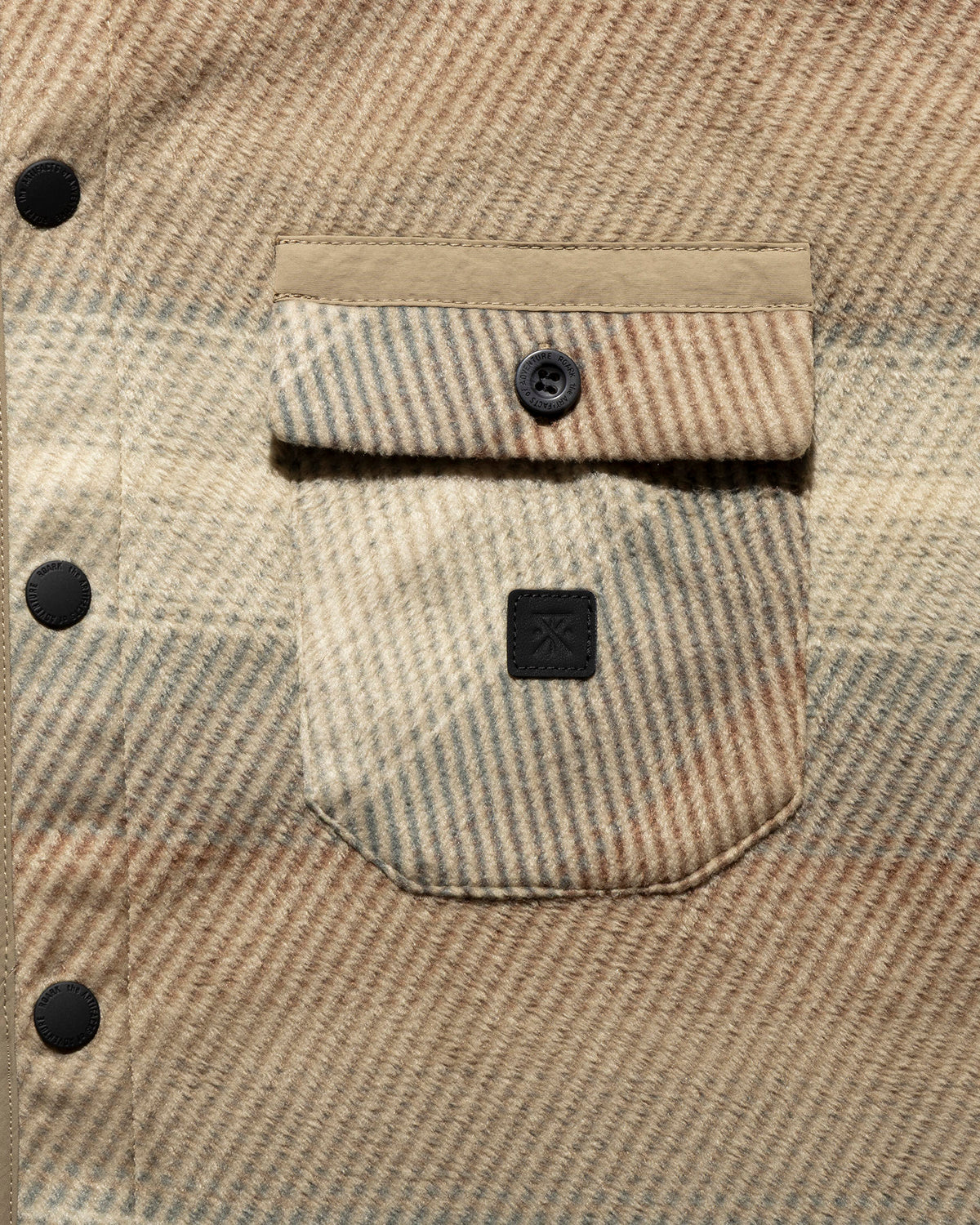 ROARK FLEECE EMBER OVER SHIRT SAND