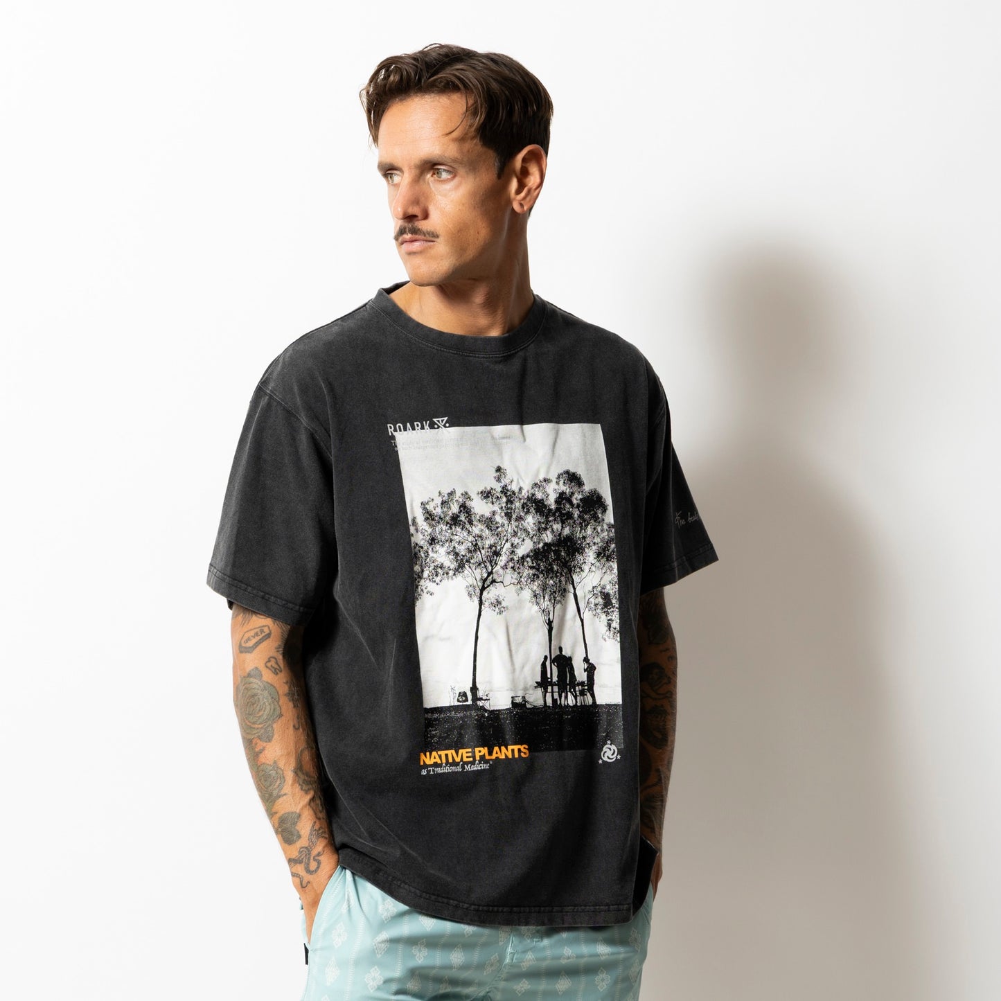 ROARK NATIVE PLANTS WELL WORN TEE