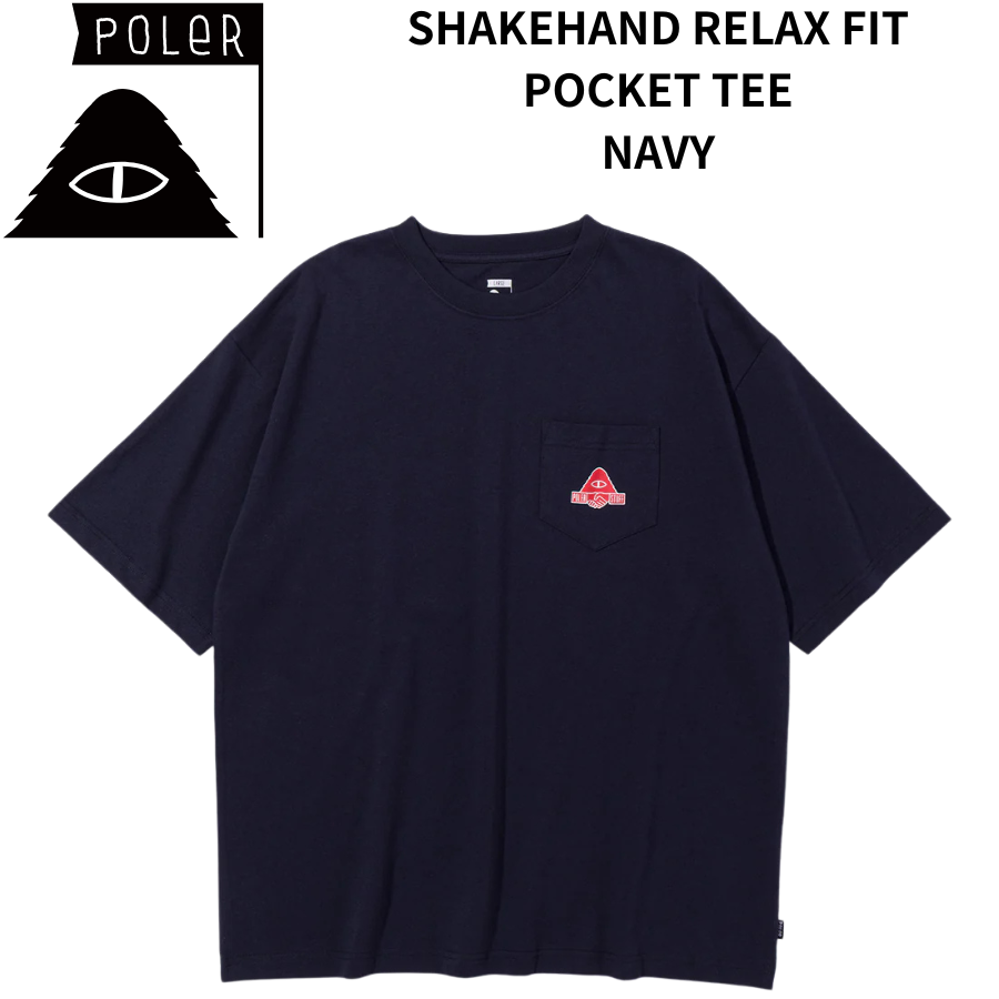 POLER SHAKEHAND RELAX FIT POCKET TEE