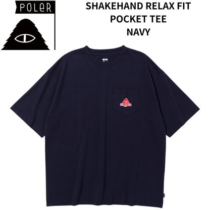 POLER SHAKEHAND RELAX FIT POCKET TEE
