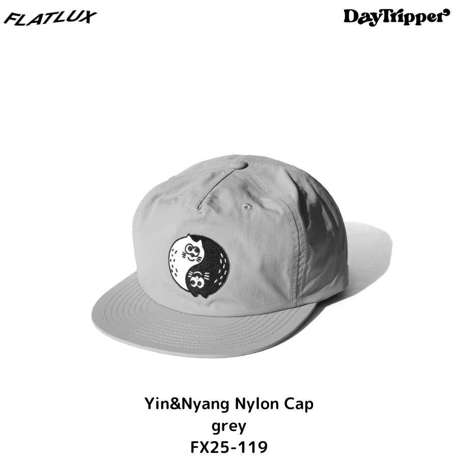 FLATLUX Charr Morita x FLATLUX - Yin&amp;Nyang Nylon Cap