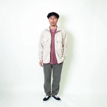 TURN ME ON ZIP UP FLEECE JACKET