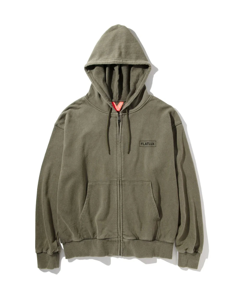 FLATLUX Distress Zip Hoodie