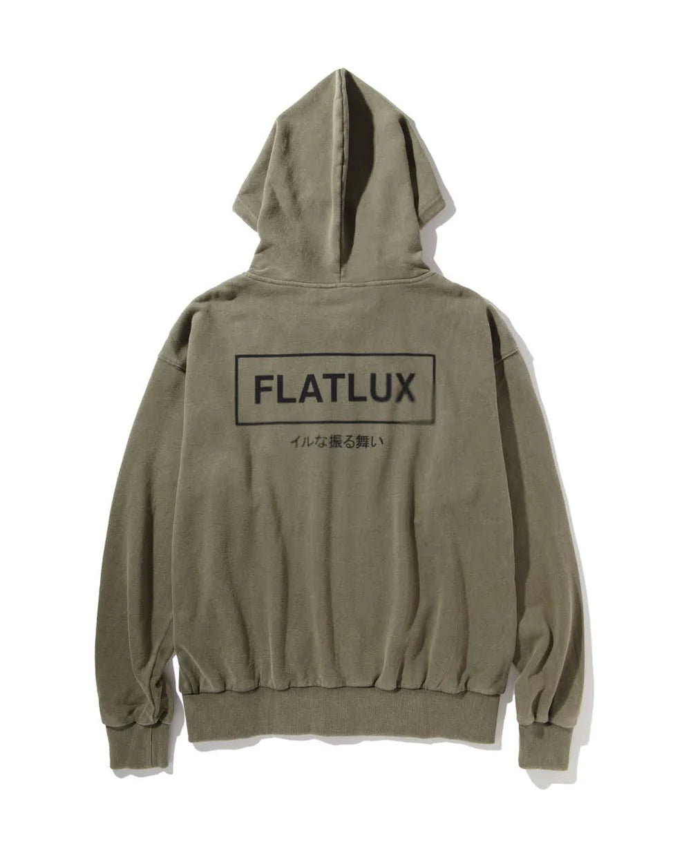 FLATLUX Distress Zip Hoodie