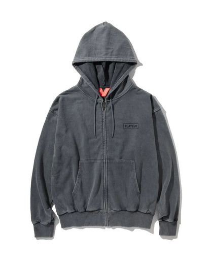 FLATLUX Distress Zip Hoodie