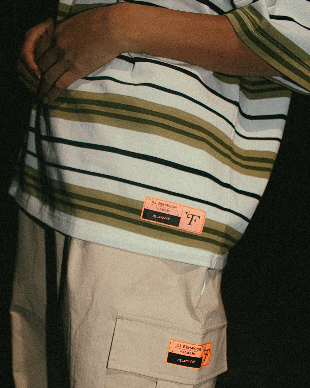 FLATLUX Dada Border Tee