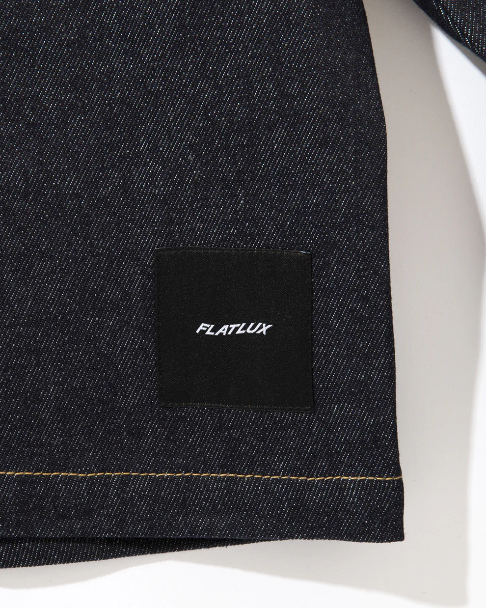 FLATLUX  Vain Zip Shirt "denim" indigo