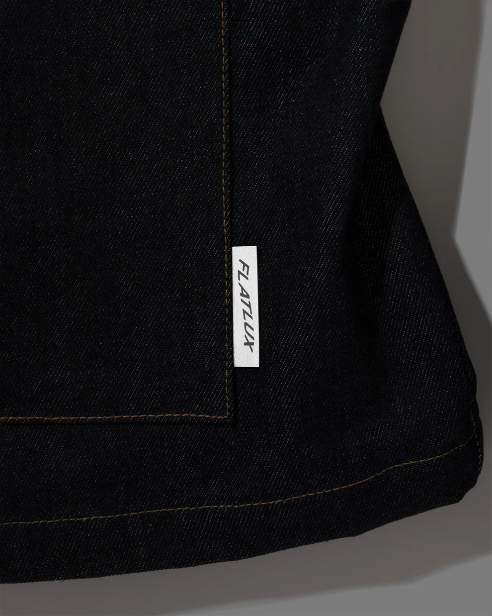 FLATLUX  Vain Zip Shirt "denim" indigo