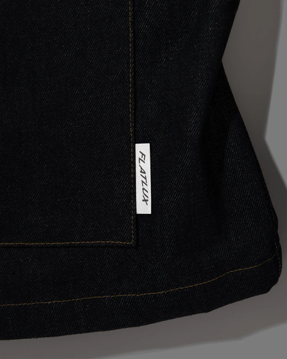 FLATLUX  Vain Zip Shirt "denim" indigo