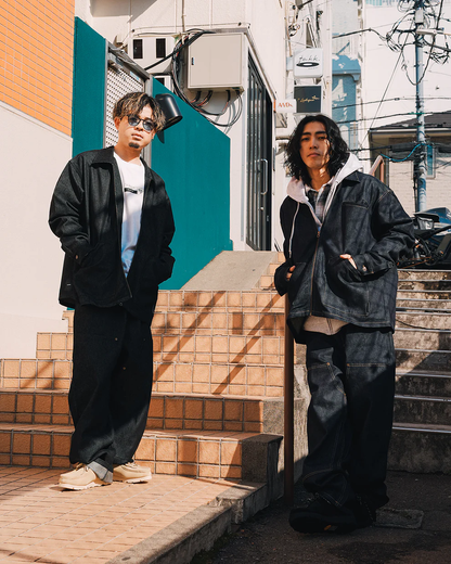 FLATLUX  Vain Zip Shirt "denim" indigo