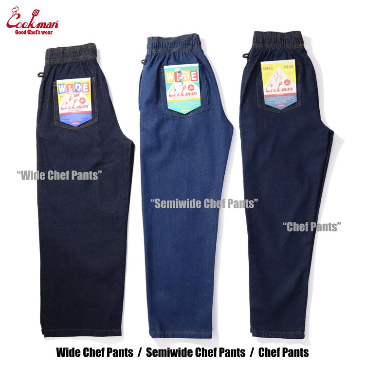 Cookman Chef Pants Semiwide Herringbone