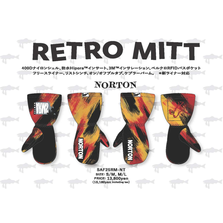 SALMON ARMS Retro Mitt Norton