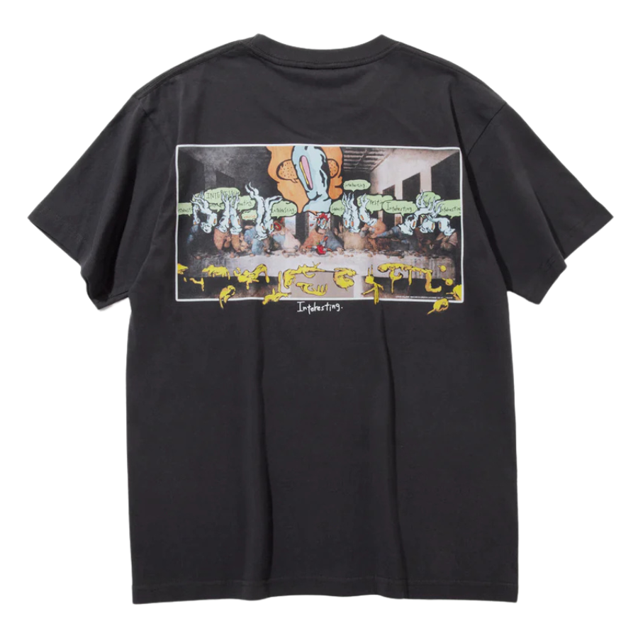 FLATLUX  Supper Tee dyed black