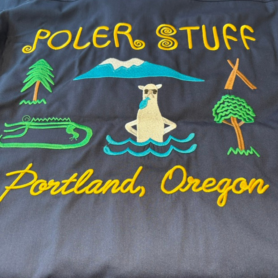 POLER TOURIST TRAP RELAX OPEN COLLAR SHIRT