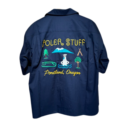 POLER TOURIST TRAP RELAX OPEN COLLAR SHIRT