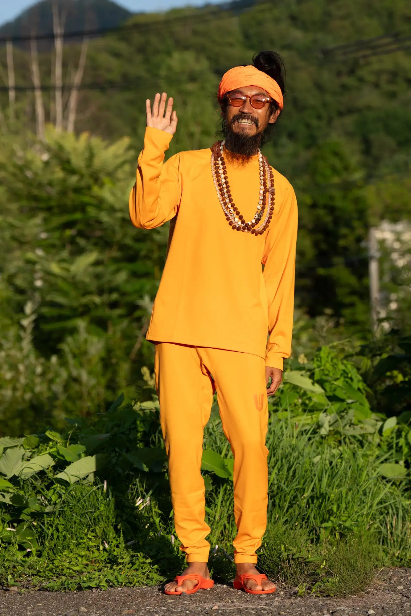 UN-IT-EDO Orange man Baselayer L/S